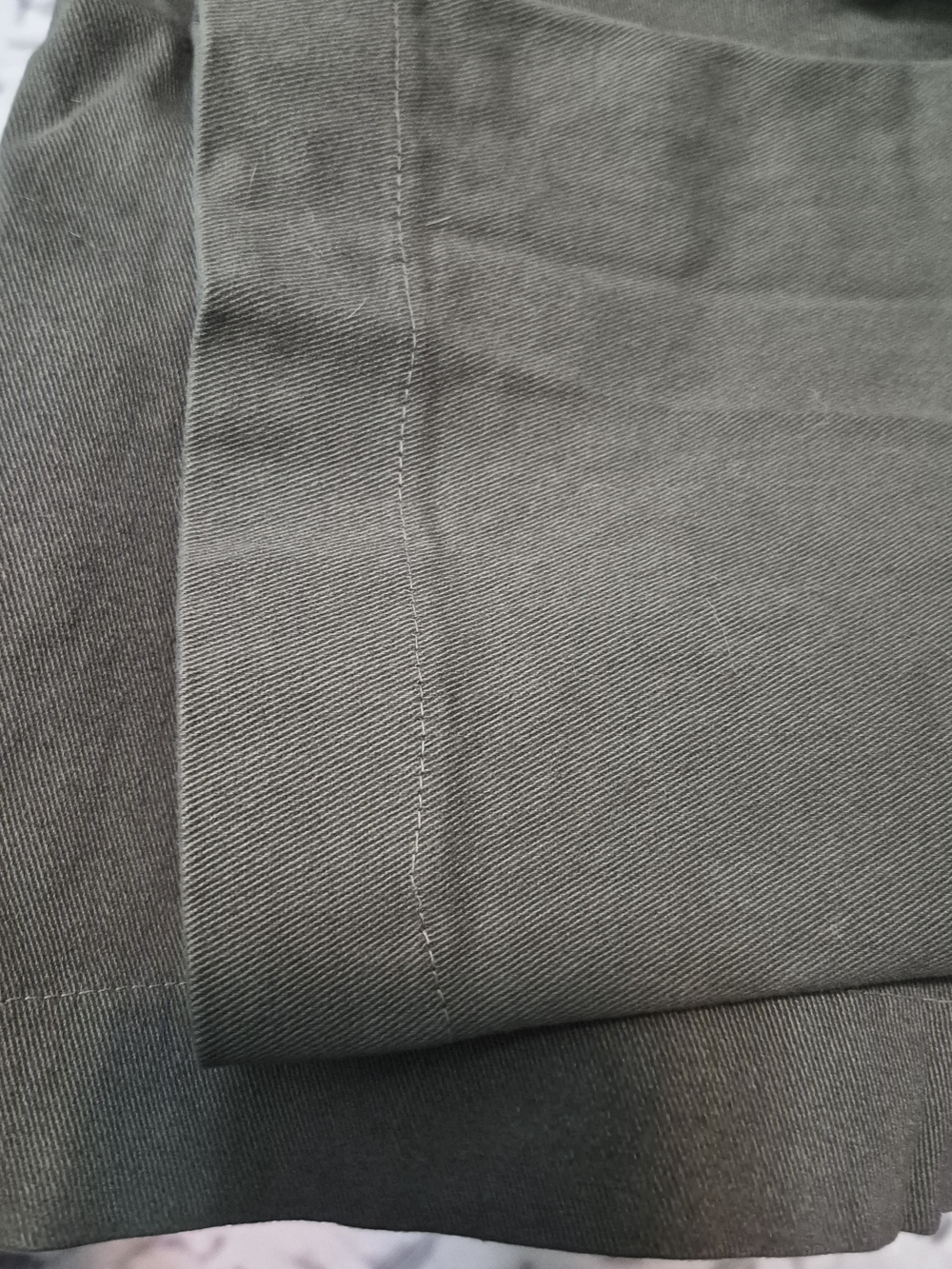 Suzy D Olive Green Straight-Leg Trouser Sz L - Picture 5 of 5